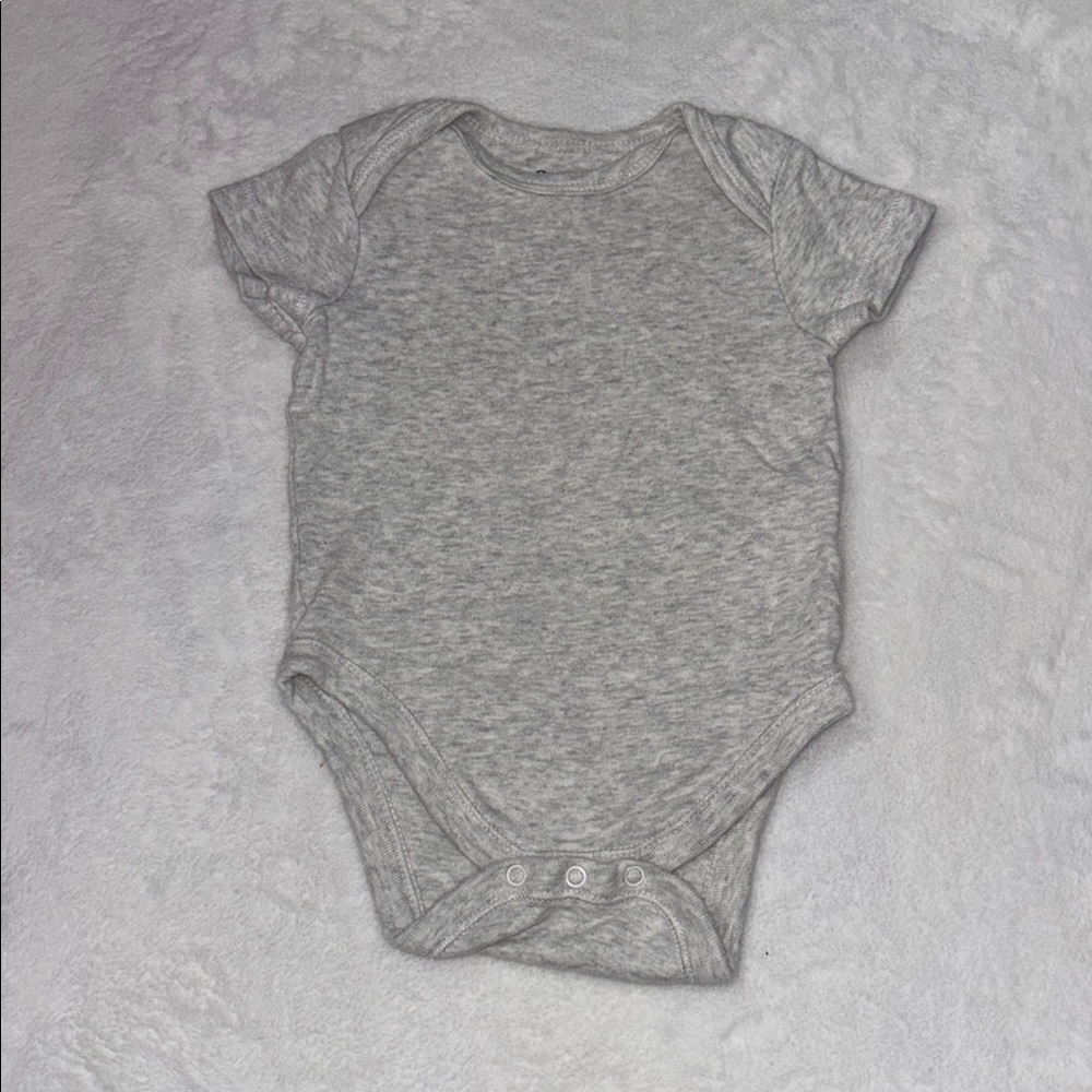 (3 for $10) old navy gray One Piece bodysuit